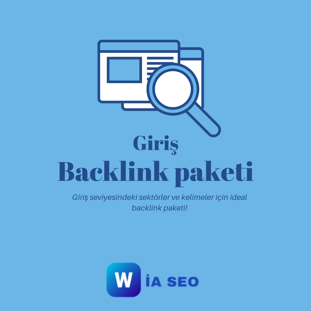giriş seviye backlink paketi